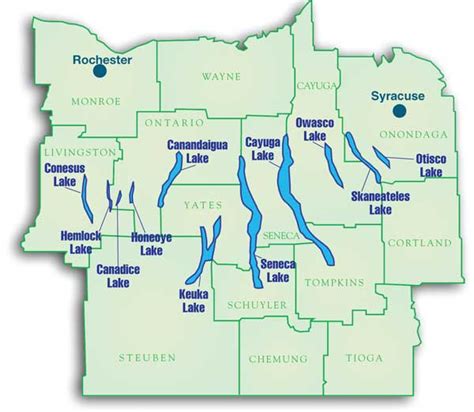 finger lakes ranked by size